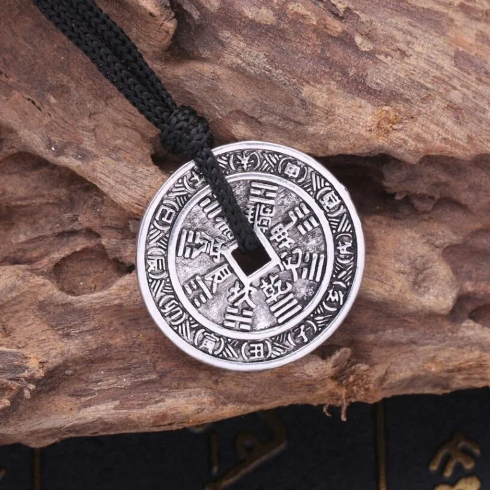 ❤️Chinese Tibetan Trigram Copper Necklace, N90201P152